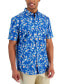 ფოტო #1 პროდუქტის Men's Hibiscus Floral Poplin Shirt, Created for Macy's