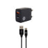 Фото #5 товара OUR PURE PLANET Wall Charger 1 USB + 1 USBC UK port 30W - Indoor - AC - 20 V - Black