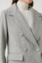Пальто Koton Grey Check Coat