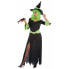 Фото #1 товара Маскарадные костюмы для взрослых Ведьма Зеленый M/L (2 Предметы)