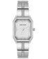 ფოტო #1 პროდუქტის Women's Crystal Accent Bracelet Watch 23x32mm