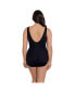 ფოტო #3 პროდუქტის Women's Belted Surplice One-Piece Swimsuit