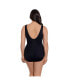 Women's Belted Surplice One-Piece Swimsuit