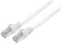Фото #1 товара Intellinet Network Patch Cable - Cat6 - 7.5m - White - Copper - S/FTP - LSOH / LSZH - PVC - RJ45 - Gold Plated Contacts - Snagless - Booted - Lifetime Warranty - Polybag - 7.5 m - Cat6 - S/FTP (S-STP) - RJ-45 - RJ-45