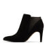 Фото #5 товара Clarks Laina Violet 26155347 Womens Black Suede Ankle & Booties Boots 9.5
