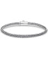 Foxtail Round 3mm Chain Bracelet in Sterling Silver