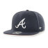 ფოტო #2 პროდუქტის 47 MLB Atlanta Braves Sure Shot Under Captain Cap