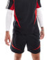 adidas Originals Street shorts in black and red