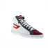 Фото #5 товара Diesel S-Leroji Mid Mens White Leather Lifestyle Sneakers Shoes