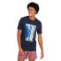 PROTEST Lyng short sleeve T-shirt Night Skyblue Navy, M - фото #2