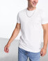 Фото #4 товара Hollister 3 pack slim fit crew neck small logo t-shirt in white/grey/navy