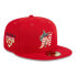 [60360517] MENS NEW ERA MLB MIAMI MARLINS 5950 JULY 4TH FITTED - RED