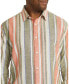 ფოტო #2 პროდუქტის Johnny Big Men's Portugal Stripe Linen Shirt