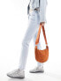 Фото #5 товара My Accessories nylon sling crossbody bag in rust