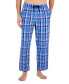 ფოტო #1 პროდუქტის Men's Regular-Fit Plaid Pajama Pants, Created for Macy's