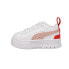 Фото #3 товара Puma Mayze Ac Lace Up Toddler Girls White Sneakers Casual Shoes 38568608
