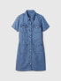 Kids Cargo Denim Shirtdress XL - фото #4