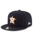 Фото #3 товара Головной убор New Era мужской синий Houston Astros 59FIFTY Fitted Hat серии 2022.