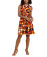 Фото #1 товара Women's Polka-Dot Fit & Flare Dress