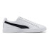 Фото #4 товара Puma Clyde Core L Foil 36466901 Mens White Leather Lifestyle Sneakers Shoes