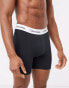 Фото #4 товара Calvin Klein Cotton Stretch 3 pack boxer briefs in black