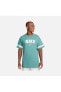 Фото #1 товара Sportswear Retro Short-Sleeve Yeşil Erkek T-shirt