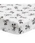 Фото #1 товара Disney Baby Magical Mickey Mouse 100% Cotton Fitted Crib Sheet - White/Black
