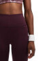 ASOS 4505 Icon bum sculpt gym legging in burgundy Красный, 34 - фото #4