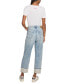 ფოტო #7 პროდუქტის Women's Crystal Cuff Straight-Leg Jeans