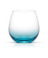 Фото #3 товара Hue Colored Stemless Wine Glasses, Set of 6