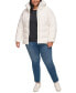 ფოტო #7 პროდუქტის Women's Plus Size Hooded Puffer Coat