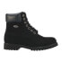 Lugz Convoy Fleece Lace Up Mens Black Casual Boots MCNVYFD-001