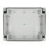 Фото #3 товара Kradex - Hermetic casing ZP240.190.105SJp IP67 TM PC - 240x190x105mm with brass sleeves - light gray - transparent