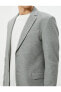 Фото #5 товара Blazer Ceket Slim Fit Cep Detaylı Düğmeli