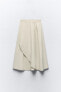 Фото #5 товара Объемная юбка с запахом ZARA