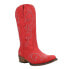 Фото #2 товара Roper Riley Embroidery Snip Toe Cowboy Womens Red Casual Boots 09-021-1566-3400