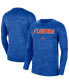 Фото #2 товара Men's Royal Florida Gators Team Velocity Performance Long Sleeve T-shirt