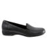 Фото #1 товара Trotters Jenn T9521-001 Womens Black Leather Slip On Loafer Flats Shoes 5