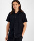 Men's Short-Sleeve Oversized Pique Knit Shirt, Created for Macy's