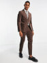 Фото #3 товара Selected Homme slim fit suit jacket in brown cord