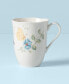 Butterfly Meadow 12 Oz. Floral Porcelain Mug