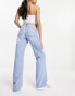 Женские джинсы Stradivarius Locker geschnittene Dad-Jeans im 90er-Stil in Hellblau BLAU, 42 - фото #2