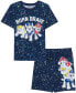 ფოტო #1 პროდუქტის Toddler and Little Boys Paw Patrol Short Sleeve T-shirt and Shorts, 2 Pc Set
