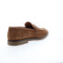 Фото #8 товара Bruno Magli Socal BM2SCLB1 Mens Brown Suede Loafers & Slip Ons Penny Shoes 11.5