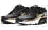 Фото #4 товара Кеды Nike Air Max 90 LTR GS черно-золотые