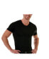ფოტო #3 პროდუქტის Men's Big & Tall Insta Slim Compression Short Sleeve Crew-Neck T-Shirt