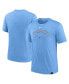 Фото #2 товара Men's Heather Powder Blue Toronto Blue Jays Authentic Collection Early Work Tri-Blend Performance T-shirt