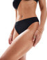 Фото #1 товара Hollister co-ord curvery high waist bikini bottom in black