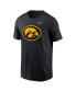 ფოტო #2 პროდუქტის Men's Black Iowa Hawkeyes Primetime Evergreen Alternate Logo T-Shirt