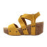 Фото #3 товара Volatile Sunkissed Wedge Womens Yellow Casual Sandals PV1014-701